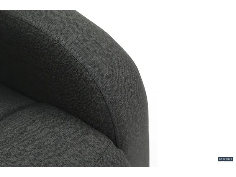 Fauteuil relax moderne coloris gris en simili cuir Fauteuil relax e...