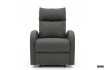 Fauteuil relax moderne coloris gris en simili cuir Fauteuil relax e...
