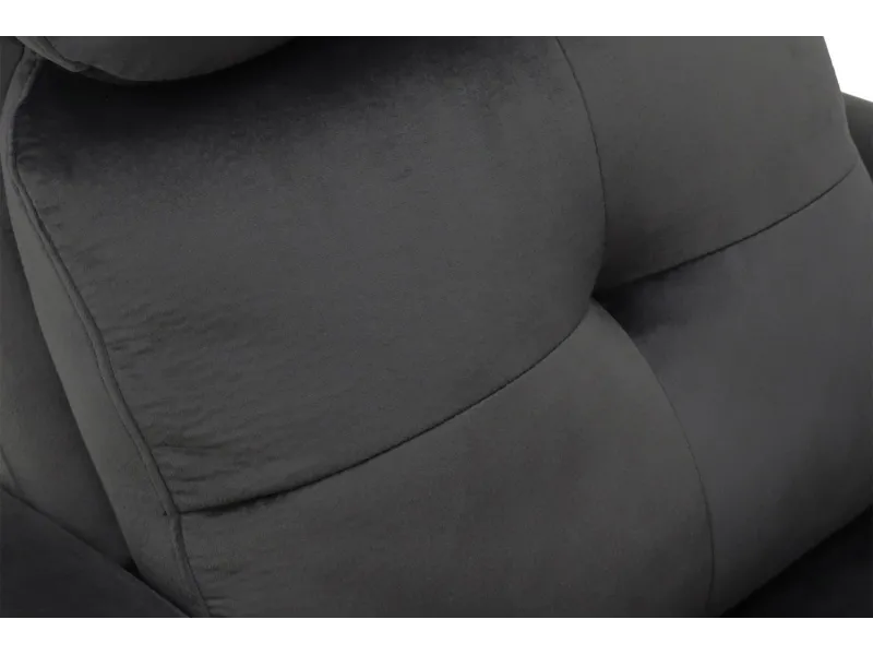 Fauteuil relax avec revêtement en simili cuir coloris noir Fauteuil...