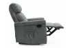 Fauteuil relax moderne revêtu en simili cuir coloris gris Fauteuil ...