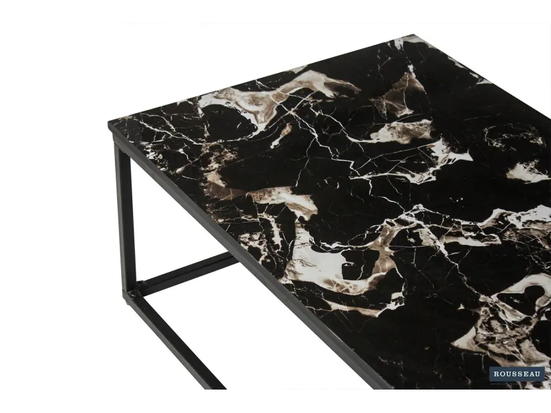 Table basse contemporaine |Table basse original \"New york\" en v...