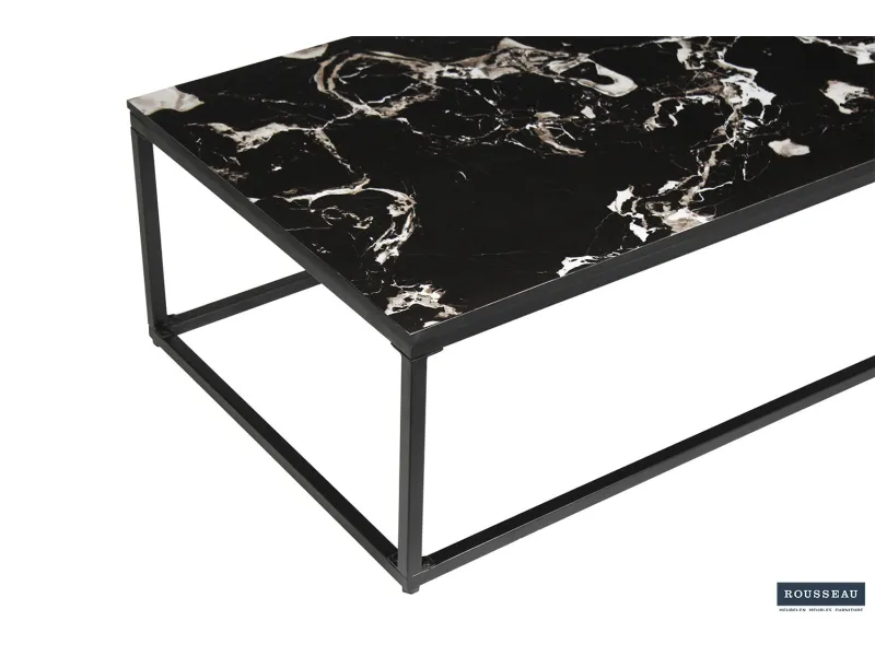 Table basse contemporaine |Table basse original \"New york\" en v...