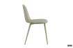 Chaise design en bois massif et simili cuir, coloris rouge Chaises ...