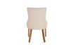 Chaise capitonnée, revêtement en tissus. Coloris sable Chaises de s...