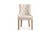Chaise capitonnée, revêtement en tissus. Coloris sable Chaises de s...