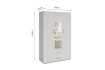 Armoire murale moderne 1 porte teinté blanc Meubles haut |bellozia.com