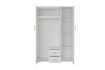 Armoire murale moderne 1 porte teinté blanc Meubles haut |bellozia.com