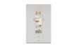 Armoire murale moderne 1 porte teinté blanc Meubles haut |bellozia.com