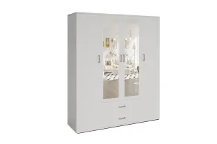 Armoire murale design 2 portes ouvrantes vitrées Meubles haut |bellozia... 2