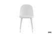 Chaise design en simili cuir blanc Chaises de salle à manger |bellozia...