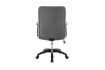 Chaise de bureau style moderne roulant en simili cuir coloris noir ...