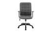 Chaise de bureau style moderne roulant en simili cuir coloris noir ...
