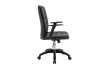 Chaise de bureau moderne style roulant en simili cuir coloris blanc...