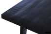 Table à manger en bois de 200 x 100 cm coloris noir
