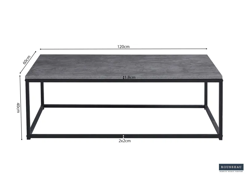 Table basse en bois, verre ou métal -  bellozia.com