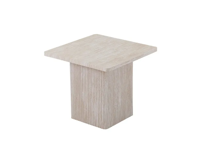 "Set de 2 Tables Basses Bobby – Élégance Travertin ✨ | Design & Qualité"