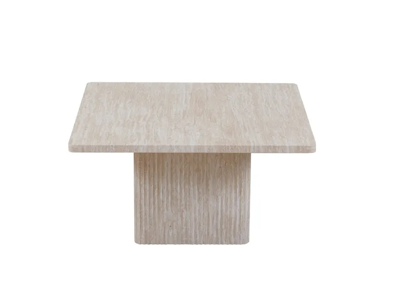 "Set de 2 Tables Basses Bobby – Élégance Travertin ✨ | Design & Qualité"