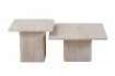 "Set de 2 Tables Basses Bobby – Élégance Travertin ✨ | Design & Qualité"