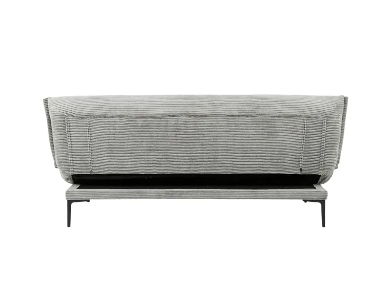 Canapé-lit 'Alisa' en Corduroy Gris Foncé – Élégance et Confort au Quotidien
