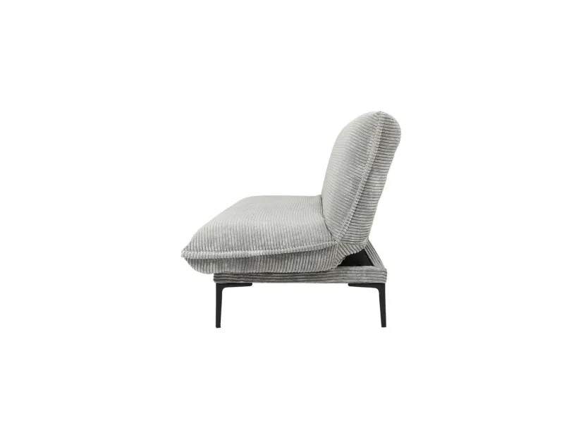 Canapé-lit 'Alisa' en Corduroy Gris Foncé – Élégance et Confort au Quotidien