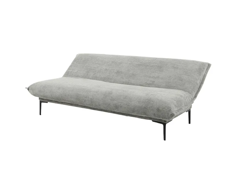 Canapé-lit 'Alisa' en Corduroy Gris Foncé – Élégance et Confort au Quotidien