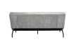 Canapé convertible 3 places en tissu gris
