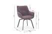 Chaise de salle à manger design coloris gris Chaises de salle à man...
