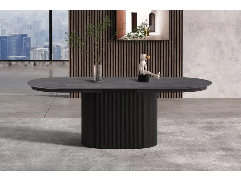 Table Extensible 'Lagos' 180-220 cm Ovale – Élégance et Polyvalence