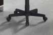 Chaise de bureau style roulant en tissu coloris noir Chaises & faut...