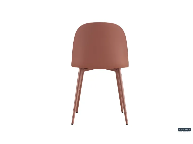 Chaise design en simili cuir blanc Chaises de salle à manger |bellozia...