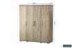 Armoire 'Mike' à 4 portes – Finition Sonoma