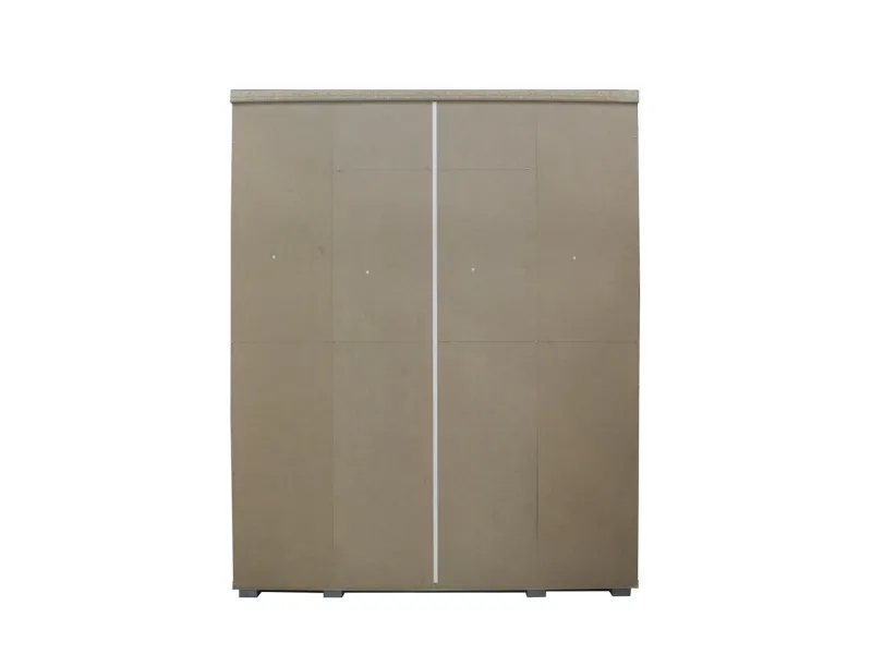 Armoire 'Mike' à 4 portes – Finition blanche