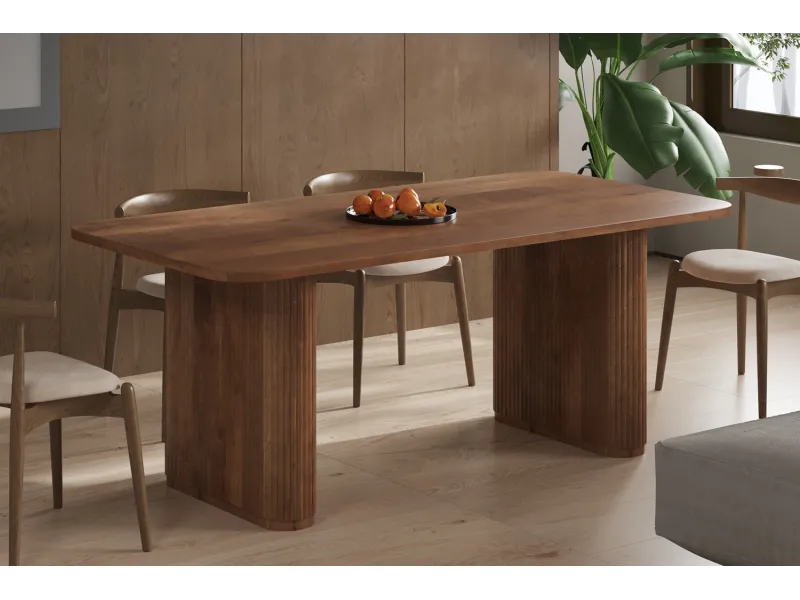 Table 'Jean' 200 cm Ovale Danoise – Élégance et Inspiration Scandinave