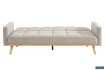 Canapé-Lit Style Scandinave - Confort et Élégance en Tissu Beige