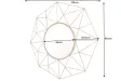 Miroir rond doré moderne 80 cm – miroir design contemporain chic - Bellozia