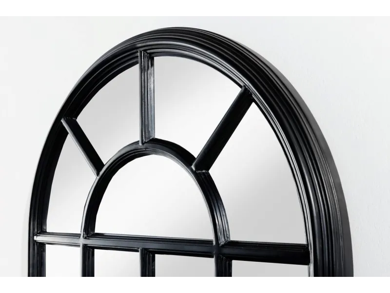 Miroir Rectangulaire avec Côté Haut Rond - Style Campagnard