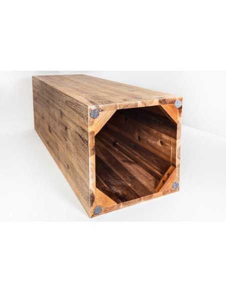 Colonne design naturel de 50 cm en bois massif