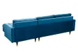 Canapé d’angle velours bleu 260cm – canapé design moderne et chic