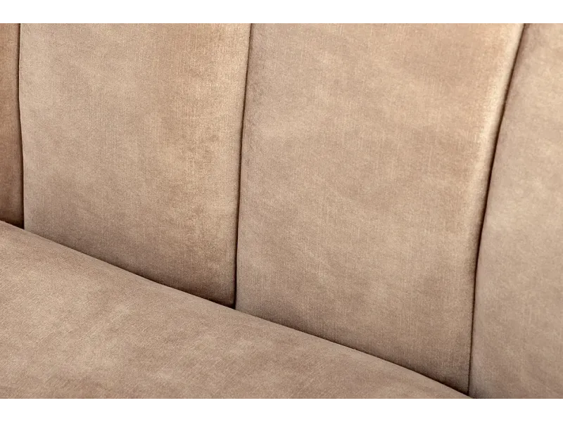 Canapé convertible design scandinave coloris gris claire en tissu a...