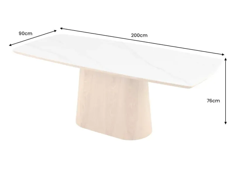 Table en bois massif pas cher | LIVRAISON GRATUITE | bellozia