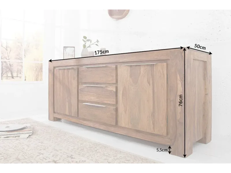 Buffet, Bahut et enfilade pas cher en bois massif  | LIVRAISON GRAT...