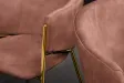 Chaises NOBLESSE velours rose pieds dorés – chaises modernes élégantes  – Bellozia