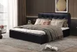 Lit adulte design |Lit adulte contemporain de 140x200 cm design ave...
