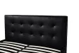 Lit adulte design |Lit adulte contemporain de 140x200 cm design ave...