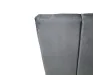Ensemble lit coffre moderne en velours coloris taupe + matelas