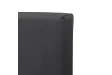 Lit coffre adulte contemporain de 160 x 200 cm en tissu gris Milaydie