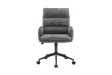 Chaise de bureau Aimé – Tissu gris foncé Raven 13