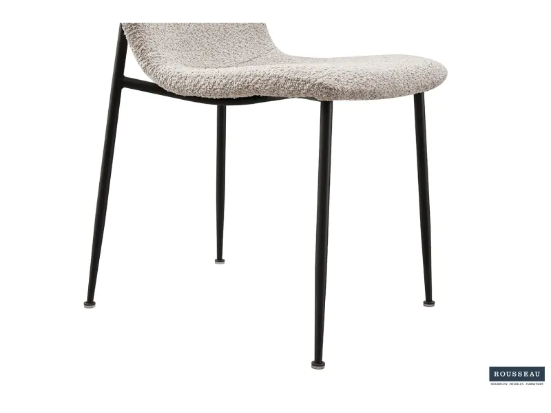 Chaise de salle à manger design coloris blanc Chaises de salle à ma...