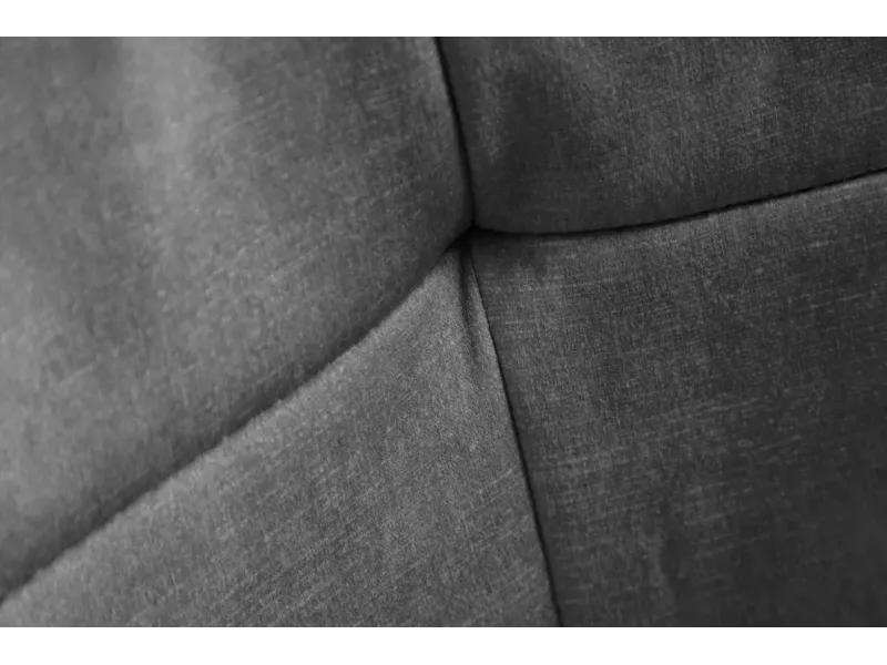 Chaise de bureau EUPHORIA velours gris foncé – Élégance moderne et confort au quotidien