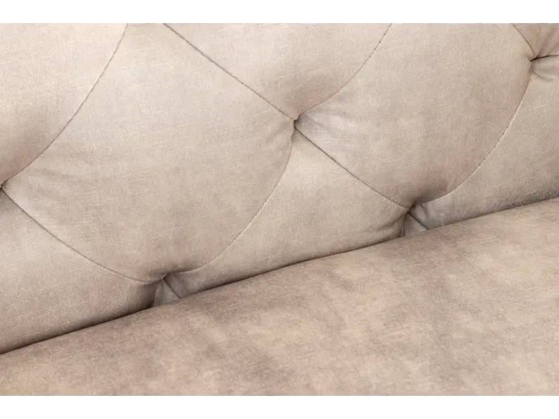 Fauteuil design royal baroque coloris gris antique en simili-cuir F...